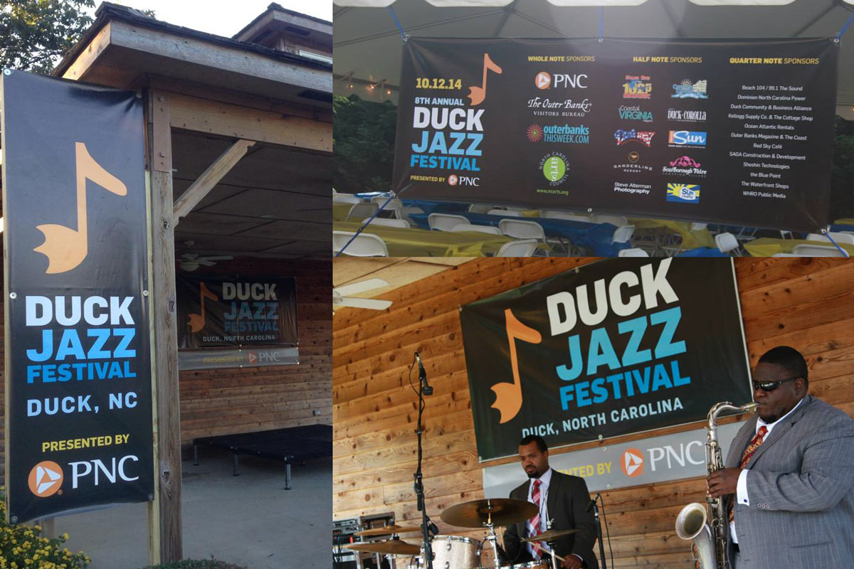 Duck Jazz Festival Event Signage